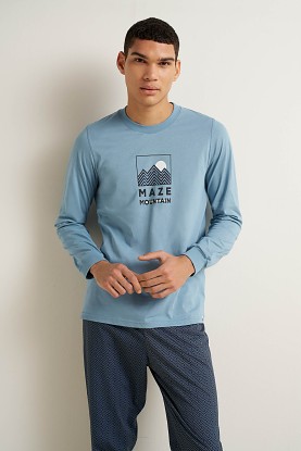 Pánské pyžamo VAMP PYJAMAS 25642