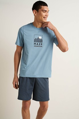 Pánské pyžamo VAMP PYJAMAS 25644