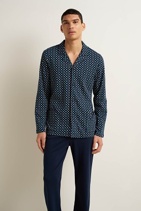 Pánské pyžamo VAMP PYJAMAS 25653