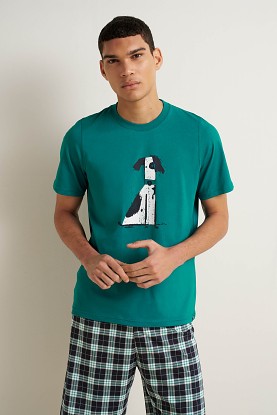 Pánské pyžamo VAMP PYJAMAS 25662