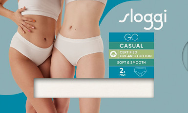 sloggi GO Casual Midi 2P  2ks v balení