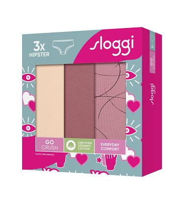 sloggi GO Crush Hipster C3P  3ks v balení