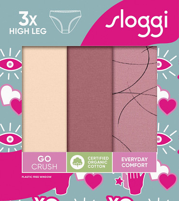 sloggi GO Crush High leg C3P  3ks v balení