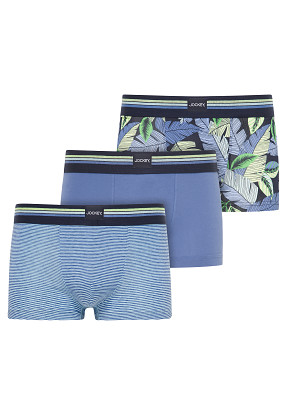 Pánské boxerky Jockey 17302913 short trunk 3ks v balení