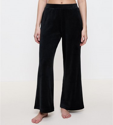 Sensual Velour Wide Leg Trousers 01  