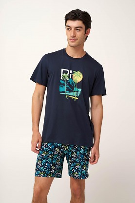 Pánské pyžamo VAMP PYJAMAS 24630