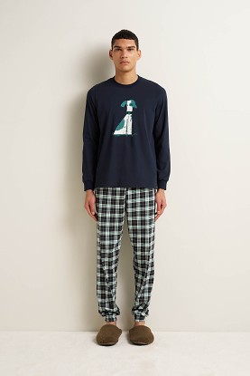 Pánské pyžamo VAMP PYJAMAS 25661