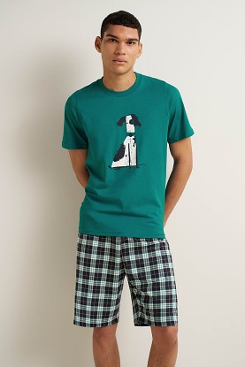 Pánské pyžamo VAMP PYJAMAS 25662